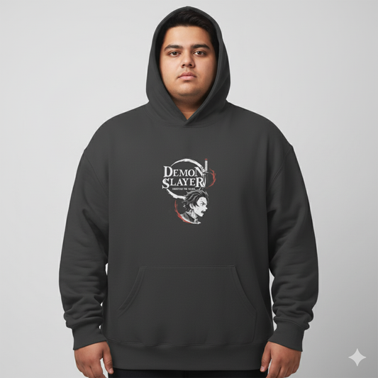 Men's Oversizes Hoodies - Demon slayer - Kamado Tanjiro
